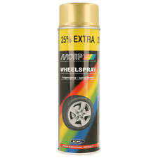 1 x Motip Felgenlack Gold Spray 500ml 04008 Lack Schnelltrocknend