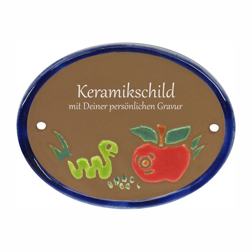 Keramik schild 0 cm - keramik,
