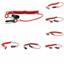 Quickstop Notausschalter Kabel Leine Stecker Notstopp Reißleine Außenborder Clip