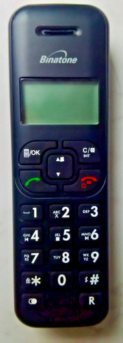 Schnurrloses telefon mobilteil - schnurrloses, telefon-mobilteil