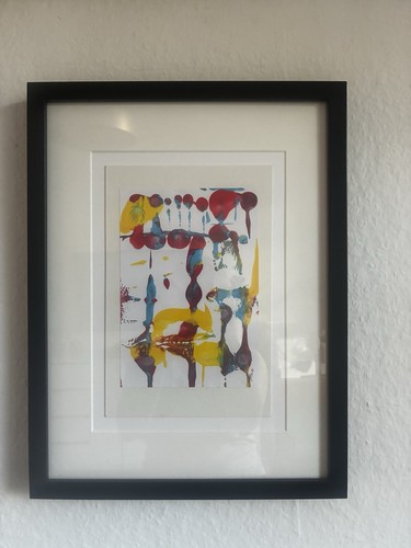 Abstraktes bild acryl - bild,
