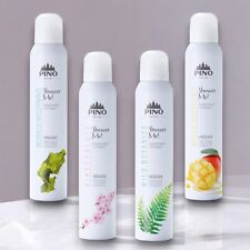 Pino Duschschaum 4 x 200 ml Shower Me! mit Pflegeöl Duschbalsam   38,00€/L