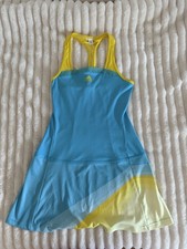 Tenniskleid Adiddas Blau/Gelb