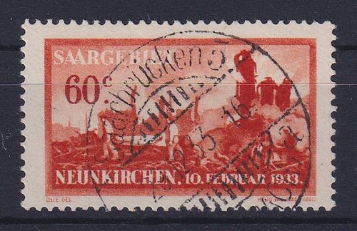 Saargebiet 1933 explosion - saargebiet,