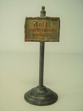 Antikes Blech Schild "