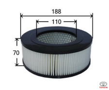 Original TOYOTA 1780124010 Luftfilter 1000 Celica A2,A4,A6 Corolla Starlet (KP6)