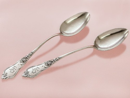 Teelöffel silber jugendstil - "silber",