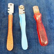 15387. Glasschneider 3 Stück Silberschnitt Golden Cut 