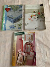 3 Kreuzstich Hefte "Rosenzauber","Rosen und Lavendel", Kindermotive