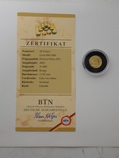 Goldmünze PP in Kapsel 20