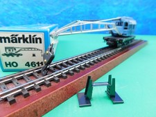 B15 Märklin H0 Güterwagen 4611 DB Kranwagen Krupp Ardelt mit Stütze OVP