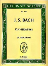 Musiknoten Größere Klavierwerke Band 2 von Johann Sebastian Bach