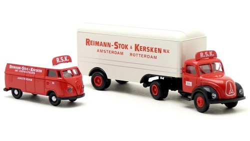 Brekina 2er set magirus - magirus, mercur