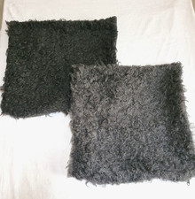 Kissenbezüge Kuschelkissen Gr. 40x40 cm grautöne Reißverschluss