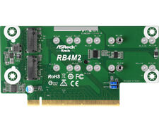 ASRock RB4M2 4x M.2 M2 NVMe Quad SSD zu PCI-Express PCIe x16 Adapter Konverter