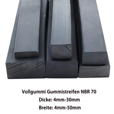 Vollgummi Gummistreifen NBR 70
