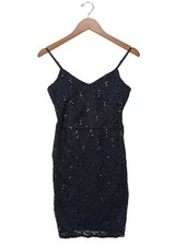 LIPSY LONDON Spitzenkleid Damen Kleid Gr. DE 38 schwarz Elegant