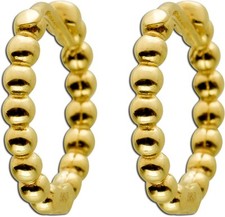 Creolen Kugelohrringe 12 mm