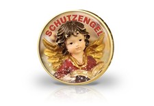 2 Euro mit Farbapplikation