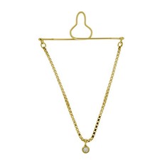 Krawattenhalterkette 333/- GG