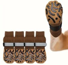 2 Paar Notfallsocken für Hunde - Pfotenschutz Verband Ersatz - Klettverschluss