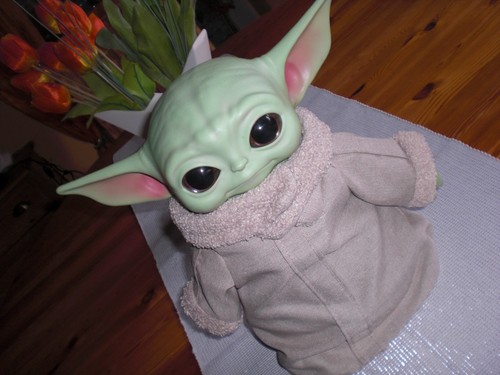 Star wars grogu - star, plüschfigur