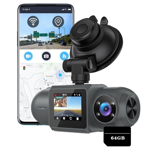 Dashcam auto kamera gps wifi - dashcam,