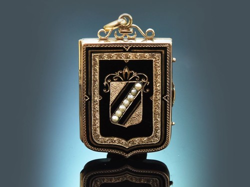 Medaillon anhänger mit - anhÄnger, saat
