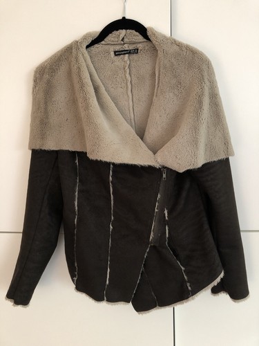 Dunkelbraune wildleder jacke - dunkelbraune, wildleder-jacke