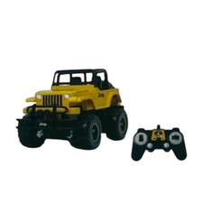 Jamara RC Jeep Wrangler Rubicon 1:20 | Gelb | 2,4 GHz Offroad-Fahrzeug