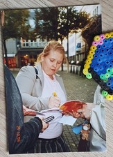 original Maite Kelly Foto beim Autogramme schreiben Kelly Family 10x15 Hochglanz