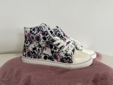 ? Stoffschuhe Totenkopf - weiß / pink Gr. 40 ?