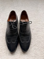 Santoni, Full Brogue, schwarz