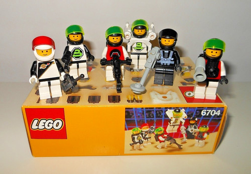 Lego space 6704 minifiguren - lego,