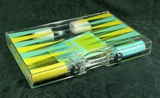 PACHY Games BACKGAMMON Pachgammon ACRYL in Koffer ***RAR*** NEU in OVP