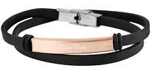 Wickelarmband schwarz rosegold