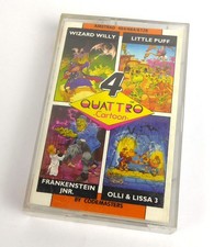 Schneider CPC 464 Amstrad in OVP -- 4 QUATTRO CARTOON (Codemasters) -