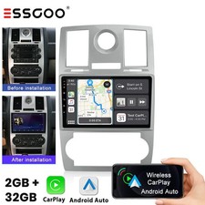 CarPlay Android 15 Autoradio GPS Navi BT für Chrysler 300 300C 2005-2010 WIFI FM