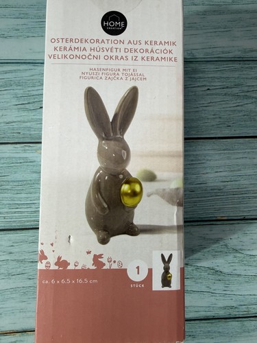 Keramik osterhase mit - mit, ei
