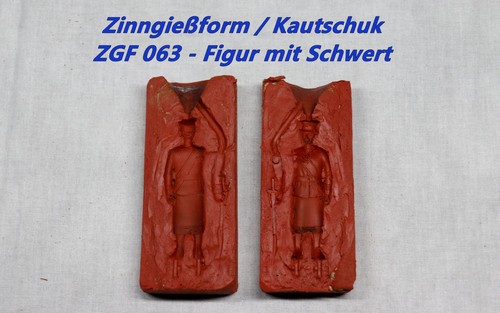Zinngießform figur mit - zinngießform,