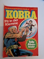 Kobra Comic Heft Nr.16 von 1978 aus dem Gevacur Verlag