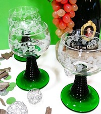Wein glas römer weinlaub - glas,