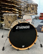 Sonor ProLite Maple Shellset  "Snow Tiger" - 22,12,16" mit Mount