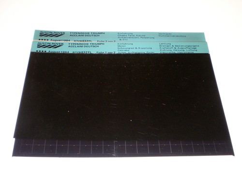 Microfich ersatzteilkatalog - microfich,