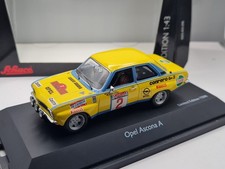 Schuco 1:43 #02675 OPEL Ascona A Rallye EM Conrero Elba 1975 #2 Röhrl/ Berger 