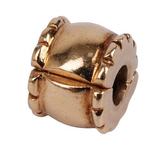 Pandora beveled clip - beveled, charm