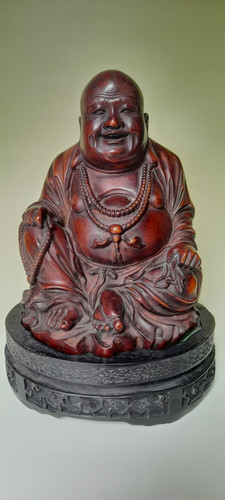 Lachender buddha figur auf - figur,