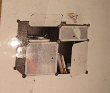 Relaxdays Regalsystem 4 Fächer