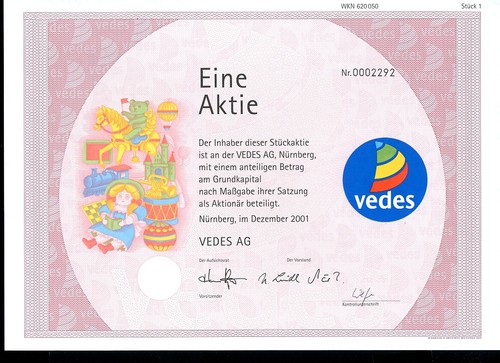 Aktie vedes - 1, aktie,
