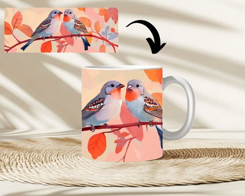 Kaffeetasse zebrafinken vogel - zebrafinken,